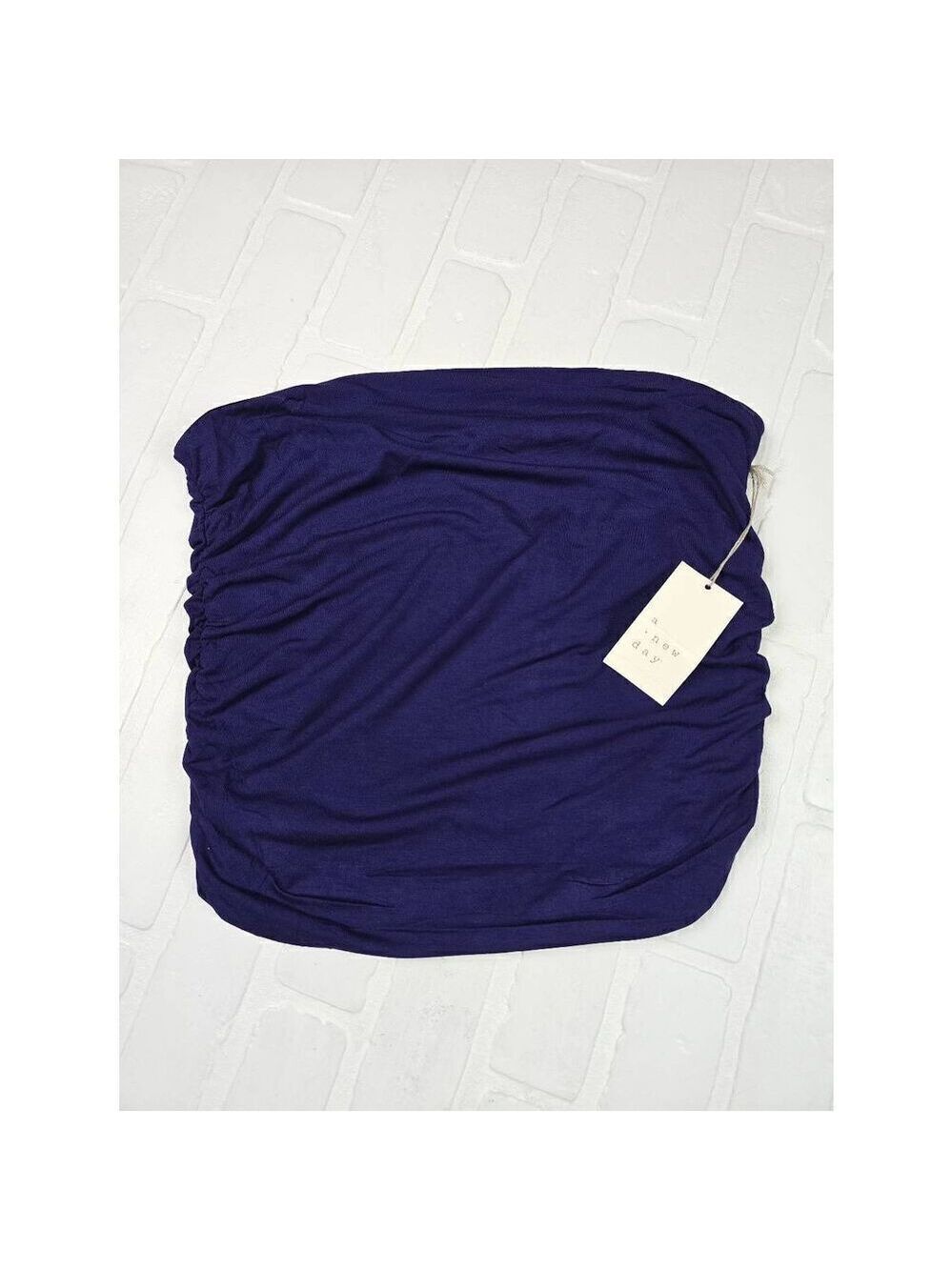 A New Day Navy Tube Top Large